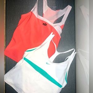 Two Nike Sport Tops